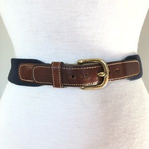 Dooney & Bourke Unisex Preppy Classic Navy Belt